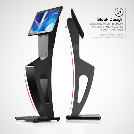 Toast Sleek Floor Kiosk Stand – Black