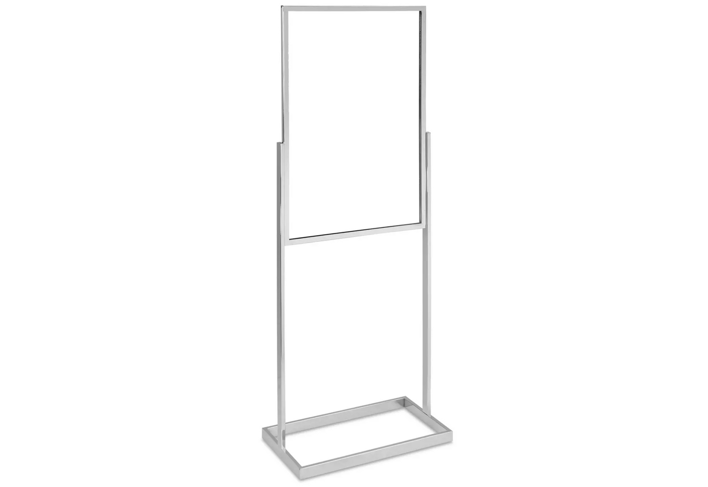 Floor Standing Sign Holder - Single Tier, 24 x 36", Black
